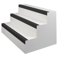 Heavy Duty Anti Slip Stair Nosing Strip - 1000 x 70 x 30mm - Black
