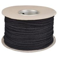 No.4 Black Jute Sash Window Cord - 6mm Diameter - 100m Coil