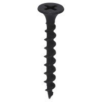 Coarse Thread Bugle Head Drywall Screws - 3.5 x 32mm - Dark Grey Phosphate - Pack of 1000