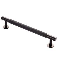12.5mm Lines T-Bar Cabinet Pull Handle - 160mm Centres - Matt Black