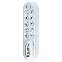 Kitlock Electronic Locker and Cabinet Code Lock - Silver Grey