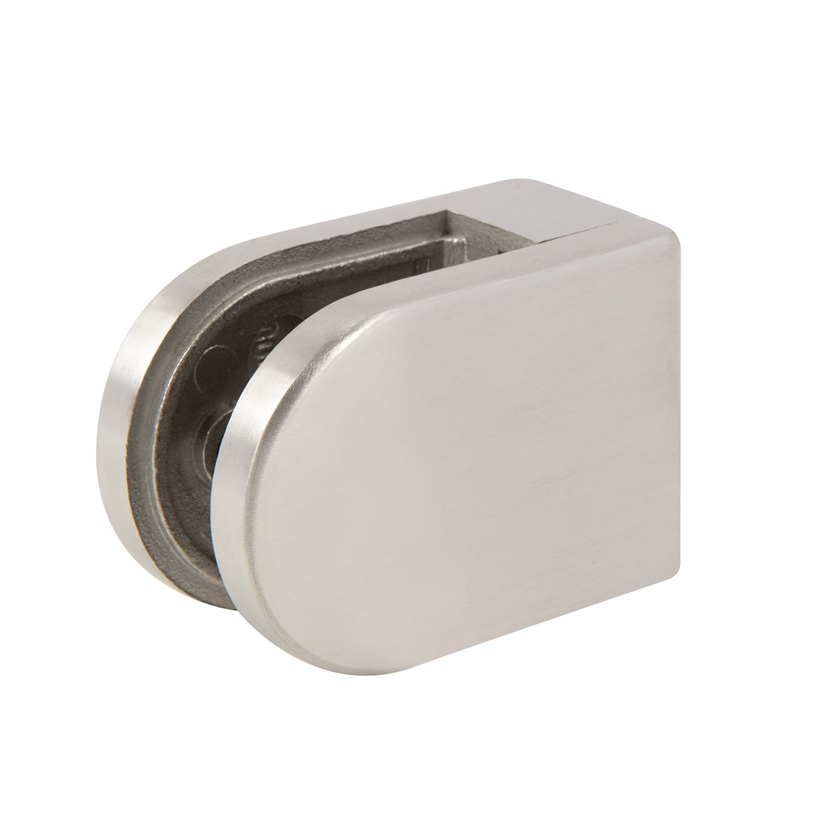 D Shaped Balustrade Clamp - 63 x 45mm - Austenitic Stainless Steel - Pack of 4