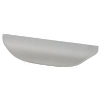 Kiss Cabinet Finger Pull Handle - 64mm Centres - Matt Chrome