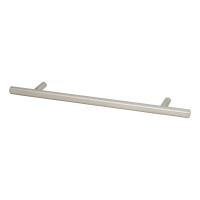 10mm T-Bar Cabinet Pull Handle - 160mm Centres - Satin Stainless Steel