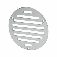Circular Slotted Vent - 102 x 102mm - 1125mm² Free Air Flow - Satin Aluminium