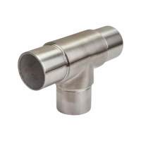 3 Way Equal Tee - 316 Brushed Satin Stainless Steel