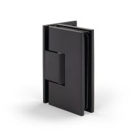 Bilbao Select Glass to Wall Shower Hinge - Single Sided - 8-12mm Glass - Matt Black