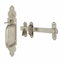 Heavy Duty Gothic Suffolk Gate Thumb Latch - 255 x 50mm - 316 Stainless Steel