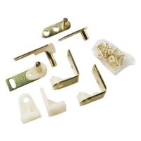 Cafe Door Gravity Door Hinge - 80 x 50mm - Polished Brass - Pair