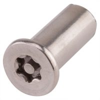 6-Lobe Barrel Nuts - M8 x 20mm - CSK Head - Pack of 50