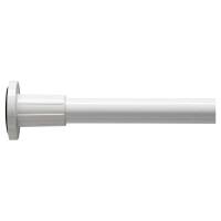 Shower Rail - Telescopic Rod - 1100-2600mm Length - White
