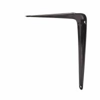London Pattern Shelf Bracket - 200 x 150mm - Black