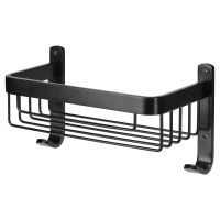 Wirework Large Shower Soap Dish Basket - 256 x 140 x 127mm - Matt Black