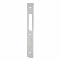 Euro Profile Hook Deadbolt Faceplate - 197 x 25mm - Satin Anodised Aluminium