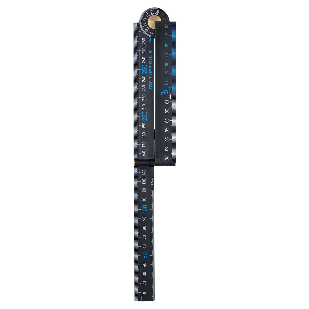 Pro Tuff Rule - Metric - 600mm - Black