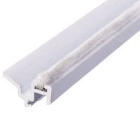 Sash Window Meeting Style Carrier - 3000mm Length - 6.5mm Pile - White