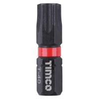 Impact Driver Bits - Torx - T40 - 25mm Length - Pack of 10