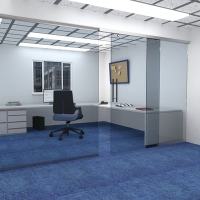 I-slide Straight Glass Sliding Door Gear Kit - 2000mm Track - 10-12mm Glass - 80kg Max Door
