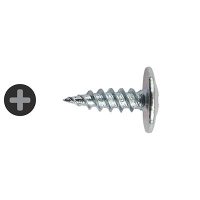 Coarse Thread Wafer Head Sharp Point Drywall Screws - 4.2 x 13mm - Pack of 1000