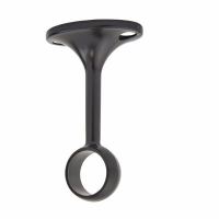 19mm Hanging Rail Centre Bracket - Black