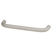 10mm D-Bar Cabinet Pull Handle - 128mm Centres - Satin Stainless Steel