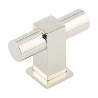 22.5mm Westminster T-Bar Cabinet Knob - 56 x 41mm - Polished Nickel
