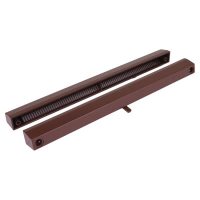 Slotvent 3000 S uPVC/Timber Window Vent With Bottom Operation Switch - Brown