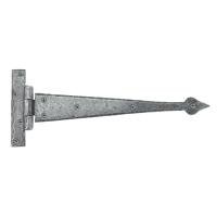Arrow Head Door Tee Hinge - 457 x 127mm - Pewter