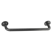 25mm Steel Grab Rail - 457mm Length - Pewter