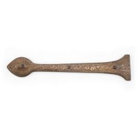 Tudor Door Hinge Front - 457mm Length - Oil Rubbed Bronze
