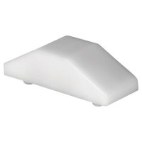 Cockspur Wedge - 12.5mm Height - White - Pack of 10