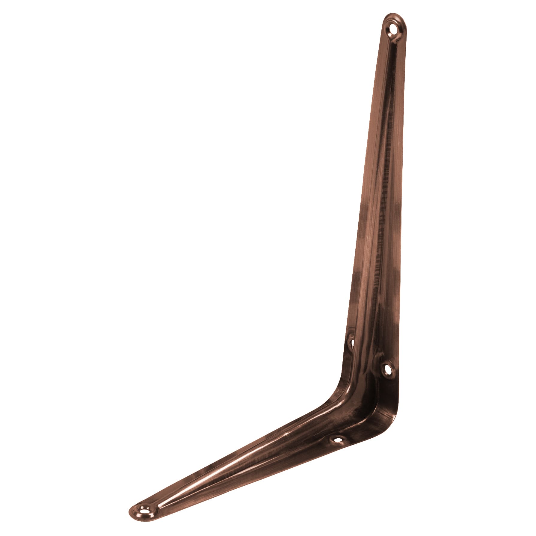 London Pattern Shelf Bracket - 200 x 150mm - Antique Copper