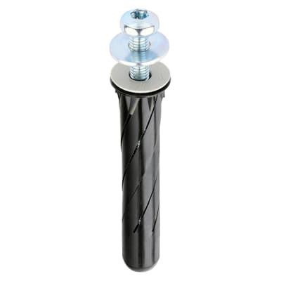 Stella Fixing Wall Anchor - M5 x 65mm - Black