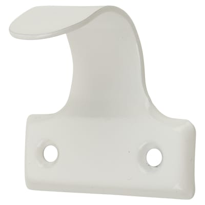 Budget Light Sash Window Finger Lift - 47 x 27mm - White