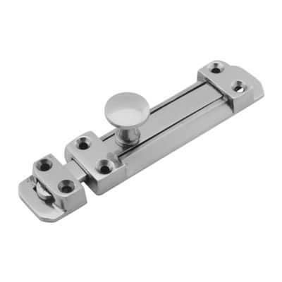 Flat Section Bolt - 115 x 25mm - Polished Chrome
