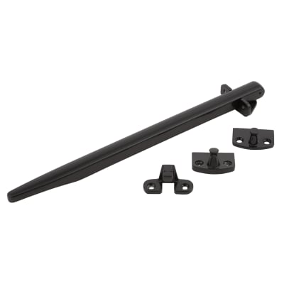 Timber Range Casement Window Stay - 11"/280mm Length - Black