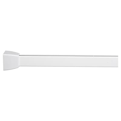 Shower Rail - Straight - Professional Profile - 800-1830mm Length - White