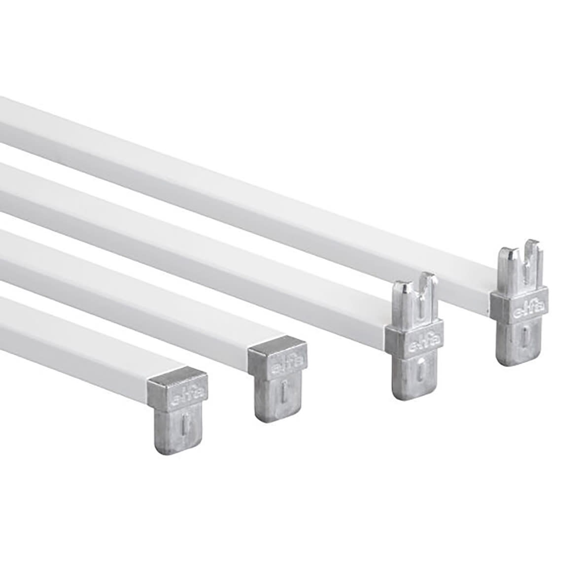 Drawer Basket Tower - T & L Crossbars - 450mm Width - White - Pair