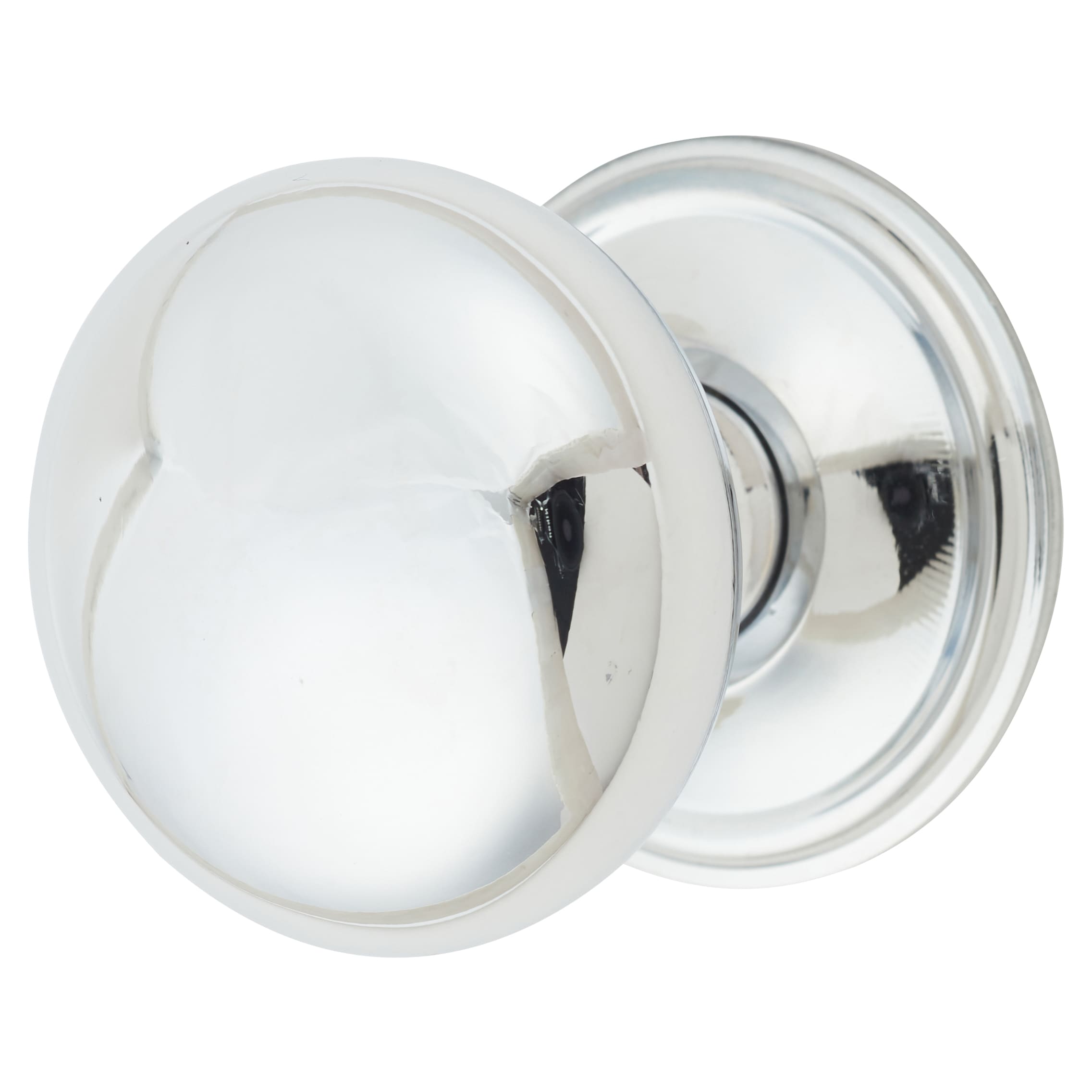 Mushroom Round Cabinet Knob - 38mm Diameter - Polished Chrome