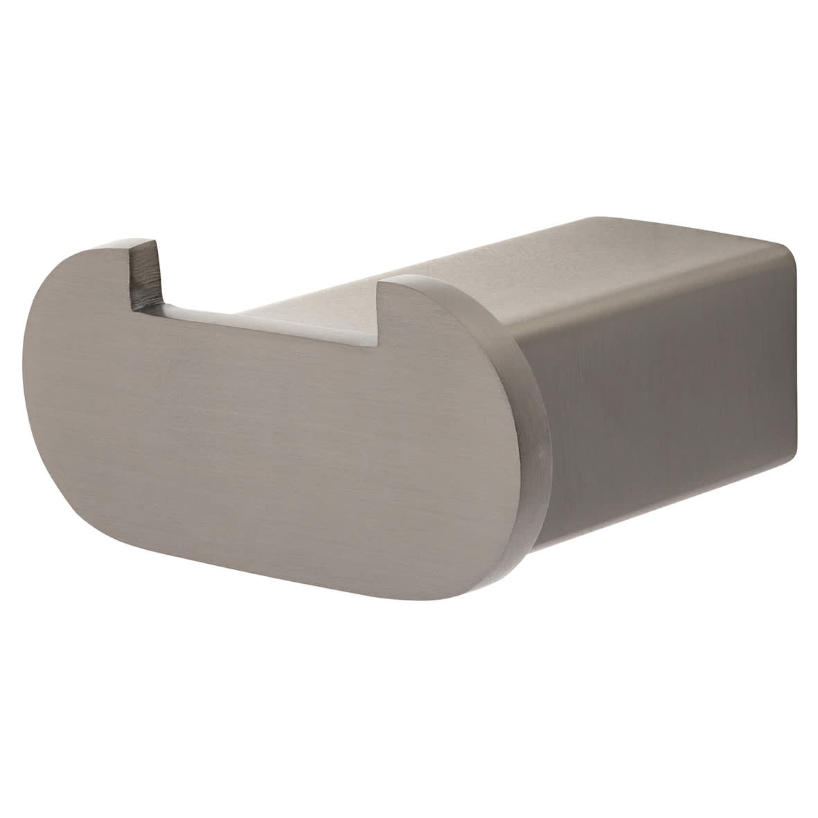 Designer Double Robe Hook - 70 x 65 x 33mm - Gun Metal