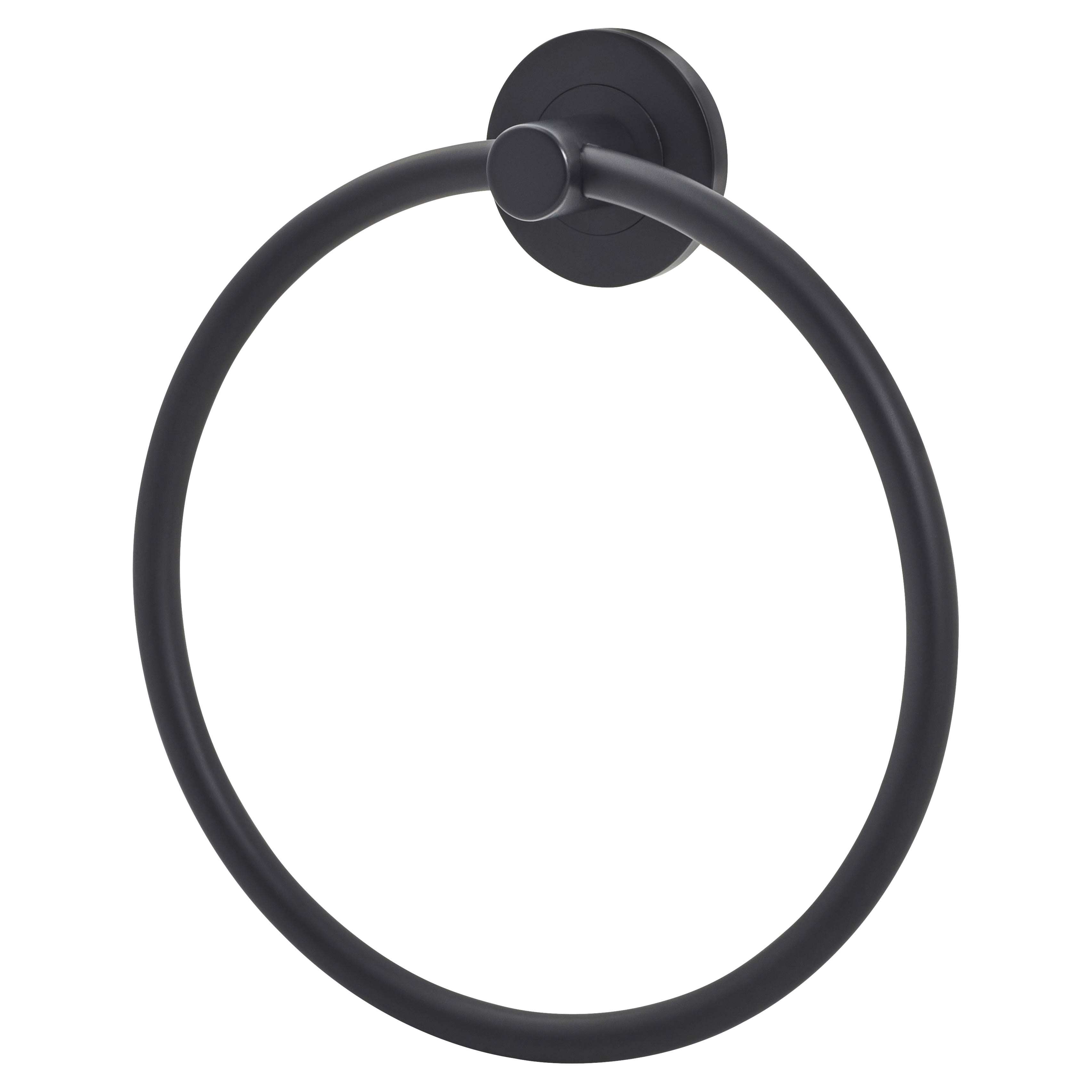 Classic Towel Ring - 176 x 62 x 52mm - Matt Black