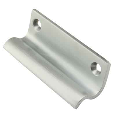 Five Finger Sash Window Finger Lift - 63 x 23mm - Satin Chrome