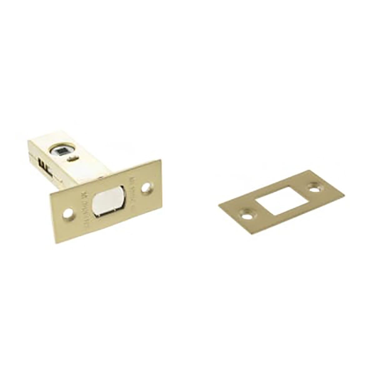 5mm Tubular Bathroom Deadbolt - 63mm Case - 45mm Backset - Square - Satin Brass