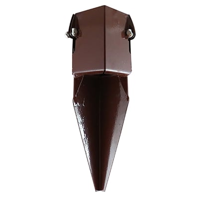 Drive In Repair Spike - Bolt Secure - 100 x 100 x 450mm - Oxide Red