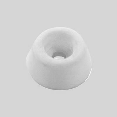 Rubber Seat Buffer - 19 x 10mm - White - Pack of 4