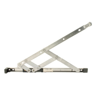 uPVC/Timber Restrictor Window Friction Stay Hinge - 17mm Stack - 12"/300mm - Top Hung - Pair