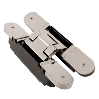 Tectus 3D FR Concealed Door Hinge - 200 x 32mm - F1 Matt Chrome - Pair