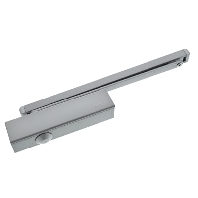 2321B.T.SES Cam Action Overhead Fire Door Closer Size 2-4 - Push Side Mount - Silver Trimplate