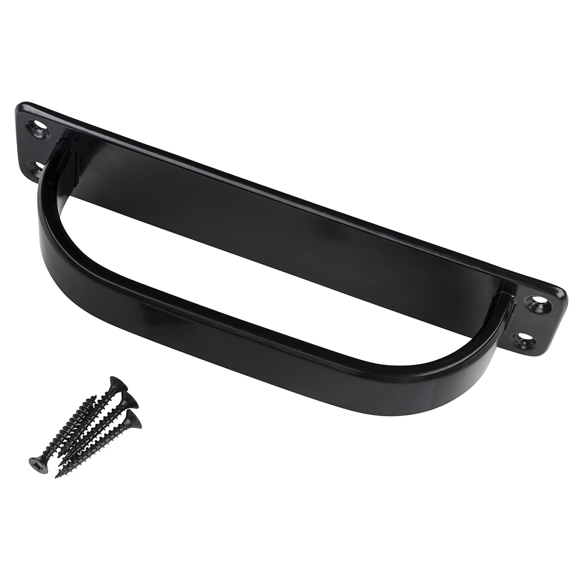 Advanced Gate Handle - 200mm Length - Black Powder Coated