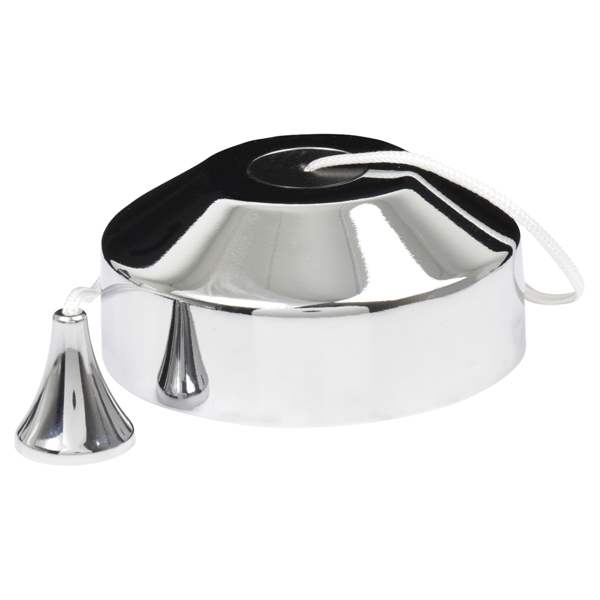 Part M Compliant 10AX 2 Way Pull Cord Switch - Polished Chrome